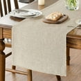 thumbnail image 1 of Sm:)e Light Brown Table Runner 13x120 Inch, Seasonal Washable Kitchen Dining Table Decoration for Home Party, 1 of 6