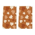 thumbnail image 1 of Sm:)e Maple Leaves Orange Fall Kitchen Dish Towels Set of 2, Soft & Absorbent Washcloth 18x26 Inch, 1 of 6