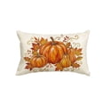 thumbnail image 1 of Sm:)e Maple Leaves Pumpkin Fall Pillow Covers 12x20 Inch, Cushion Covers for Sofa Seasonal Home Decor, 1 of 8