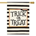 thumbnail image 1 of Sm:)e Halloween House Flag 28x40 Inch Double Sided Outside, Trick or Treat Yard Outdoor Decoration, 1 of 7