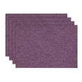thumbnail image 1 of Sm:)e Purple Placemats 12 x 18 Inch Set of 4, Seasonal Washable Kitchen Dining Table Decoration for Home Party, 1 of 7