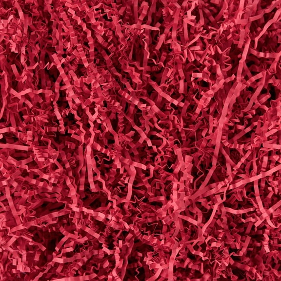 Sm:)e Red Crinkle Cut Paper for Gift Baskets,for Shred Packing Raffia Grass Cushion Paper-8oz, Perfect for Basket Filler, Gift Boxes,Christmas Wedding Birthday,Ideal for All Occasions