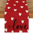 thumbnail image 1 of Sm:)e Red Love Heart Valentine Table Runner 13 x 48 Inch, 1 of 7