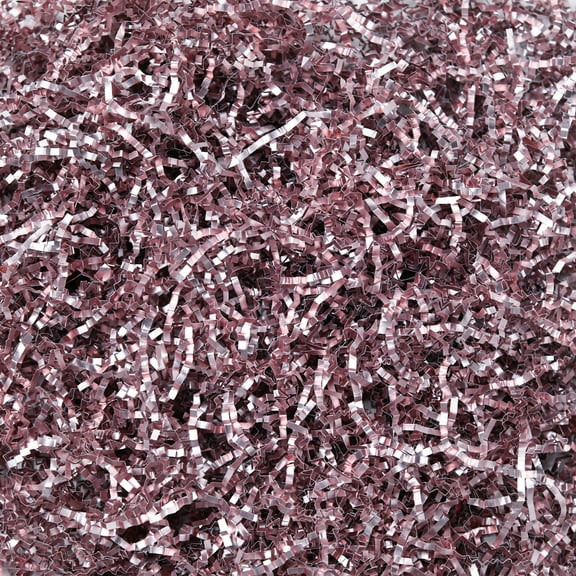 Sm:)e Rose Gold Crinkle Cut Paper for Gift Baskets,for Shred Packing Raffia Grass Cushion Paper-4oz, Perfect for Basket Filler, Gift Boxes,Christmas Wedding Birthday,Ideal for All Occasions