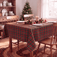 thumbnail image 1 of Sm:)e Royal Stewart Tartan Plaid Tablecloth, Rectangle 55 x 84 Inch, Wrinkle-Resistant & Machine Washable Classic Check Table Cover for Dinner/Party Decoration/Holiday, 1 of 7