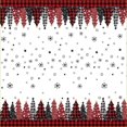 thumbnail image 1 of Sm:)e Snowman Northern Cardinal Christmas Tablecloth, Round&nbsp;70&nbsp;Inch, Machine Washable Table Cover for Dinner/Party Decoration/Holiday, 1 of 1