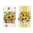 thumbnail image 1 of Sm:)e Sunflower Summer Kitchen Dish Towels 18x26 Inch Set of 2, 1 of 7