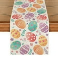 thumbnail image 1 of Sm:)e Watercolor Easter Eggs Table Runner 13 x 60 Inch, 1 of 7