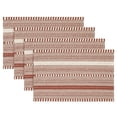 thumbnail image 1 of Sm:)e Wheat Ear Caramel Farmhouse Woven Placemats Set of 4,12x18 Inch, Seasonal Holiday Rustic Kitchen Dining Table Decoration for Home Party Decor, 1 of 6
