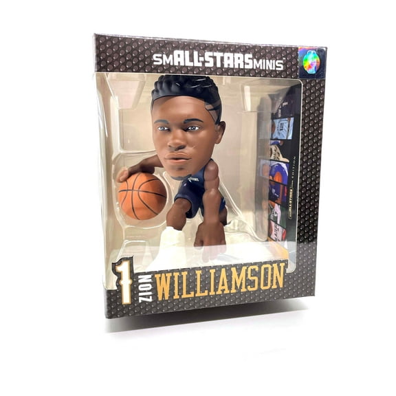 SmALL-STARS MINIs collection: Zion Williamson NBA Basketball 6" Figurine- With Custom Art Insert
