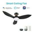 thumbnail image 1 of Smaair 45" Smart Ceiling Fan with Remote and Dim Light for Indoor and Outdoor, 1 of 9