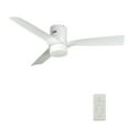 thumbnail image 1 of Smaair 48" 3 Blades White Low Profile Indoor Smart Wifi Ceiling Fan with Dimmable LED Light and Remote, 1 of 9