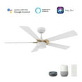 thumbnail image 1 of Smaair 52'' 5 Blade Energy Efficient Smart Wifi Ceiling Fan with Light, Timer/Schedule, 1 of 8