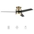thumbnail image 1 of Smaair 52" Black & Gold Modern Indoor Ceiling Fan with Light Wall Control and Remote by Wifi App, 1 of 8