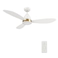 thumbnail image 1 of Smaair 52" Silent DC Smart Ceiling Fan with Dimmable LED Light and Remote 3 Blades, 1 of 10