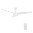 thumbnail image 1 of Smaair 52" White Ceiling Fan with LED Light Kit & Remote Control for Smart Home, 1 of 6