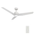 thumbnail image 1 of Smaair 52" White Wifi LED Ceiling Fan with Remote and LED Light for Bedroom, 1 of 7