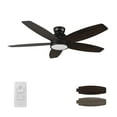 thumbnail image 1 of Smaair Povjeta 52" 5 Blades Indoor Low Profile Ceiling Fan with Remote and Dimmable Light, 1 of 7