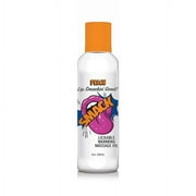 Smack Lickable & Warming Massage Oil by Little Genie Peach 2 oz.