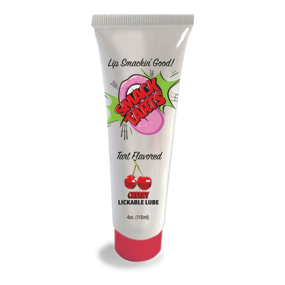 Smack Tarts Oral Gel Flavored Water Based Personal Lubricant, 4 oz, Sour Cherry