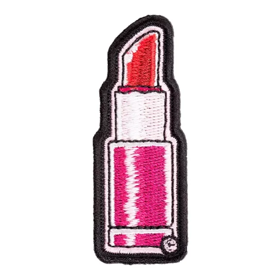 Smack Your Lips Red Lipstick Patch, Fun Ladies Patches.