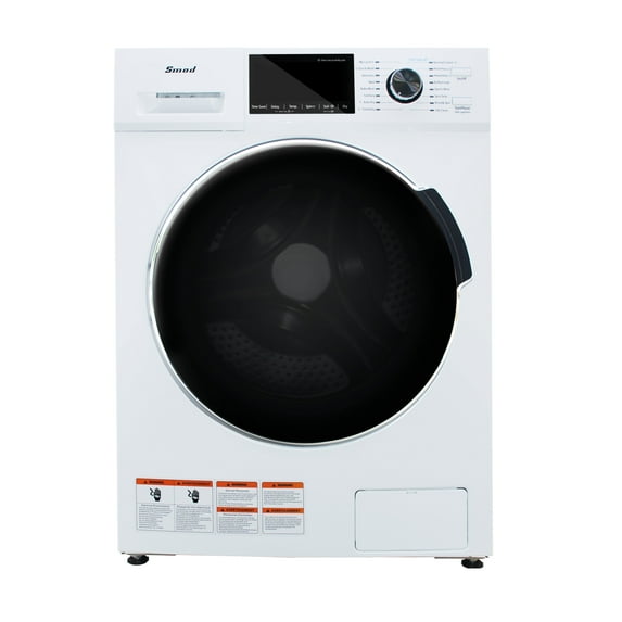 Smad 2.7 Cu ft Front Load Washer Dryer Combo, 16 Built-in Programs, Quiet, Five Temp Selection, Child Lock