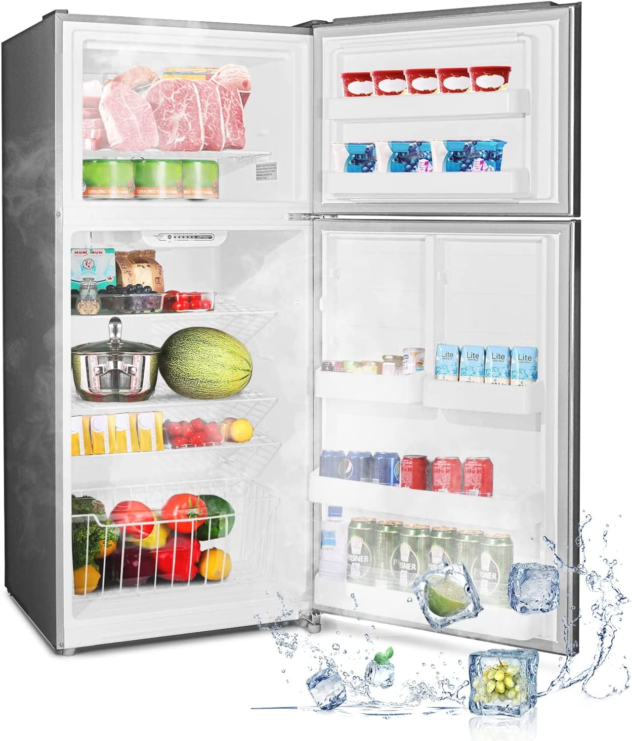 Smad 冷蔵庫 SMAD 22.5 Cu ft French Door Refrigerator/Freezer, Automatic