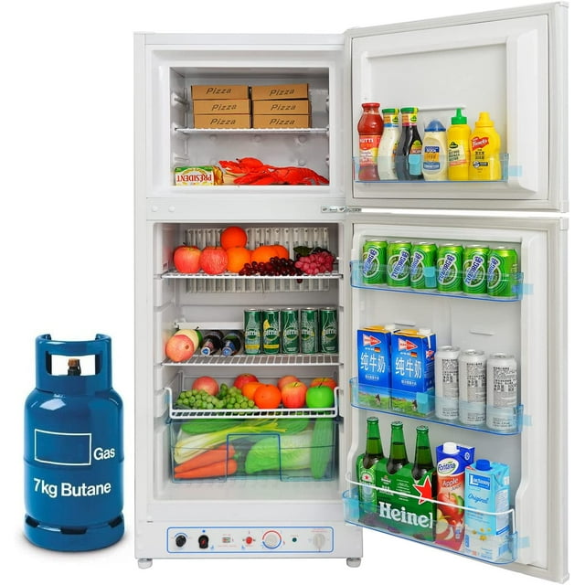 Smad 6.5 Cu ft Small Size Propane Refrigerator with Electric Powered