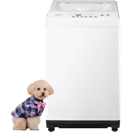 Smad Compact Washing Machines 1.7 Cu ft Single Use in Schools and apartments 12lbs White Washer