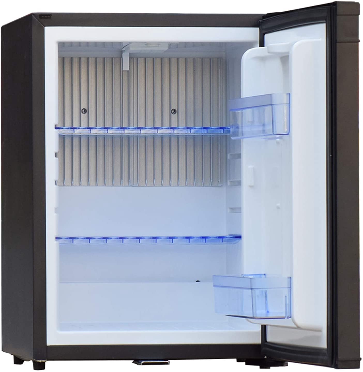 Smeta Mini Fridge with Lock 1.4 Cu ft RV Refrigerator Freightliner 12V DC/110V AC Bedroom Truck Dorm