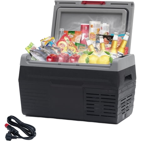 Smad Refrigerator 20L Electric Cooler 12V/24V Convertible Freezer -4?-68? Portable, Car Camping RV