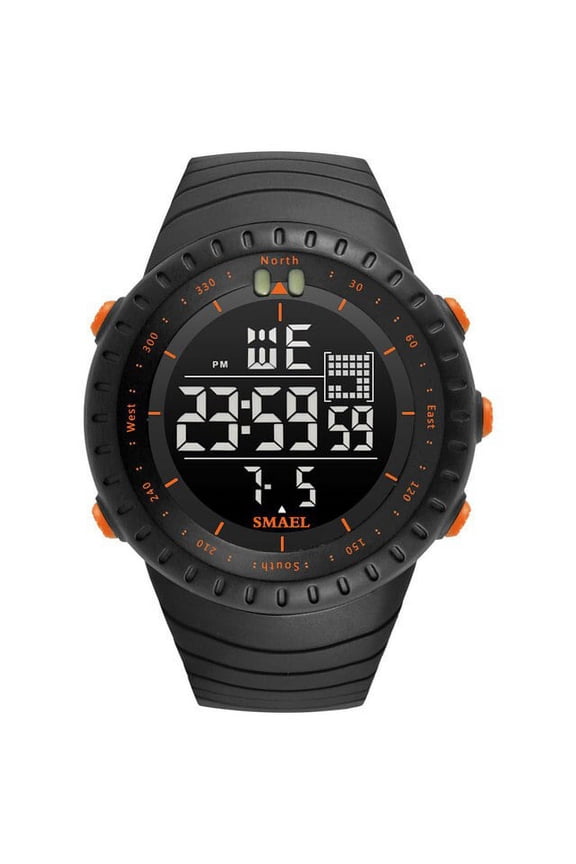 Brand New Electronics Watch Analog Quartz Wristwatch Horloge 50 Meters Waterproof Kol Saati 1237 Digital Alarm Men Watches - Digital Wristwatches
