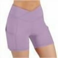 thumbnail image 1 of Gswybco Yoga Shorts for Women High Waist Hip Stretch Underpants Running Fitness Gym Shorts Side Pocket Tight Short Pants, 1 of 9