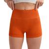 Gswybco Yoga Workout Short for Women High Waist Shorts Seamless Tummy Control Gym Running Leggings Shorts