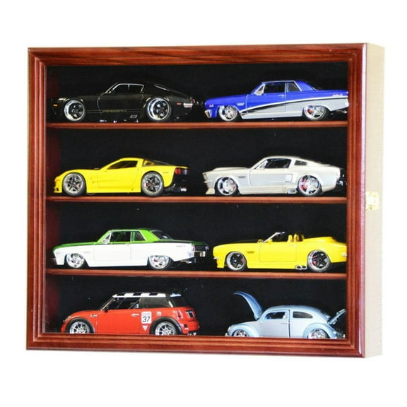 Small 1/24 Scale Diecast Car Display Case Cabinet
