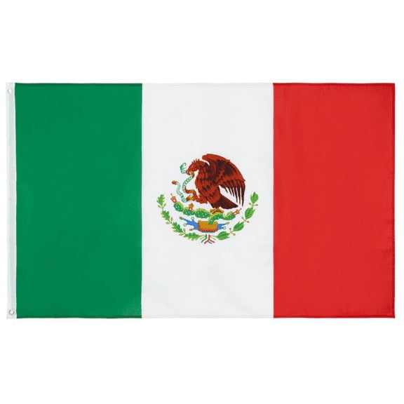 Small 12''x18" Mexican Flag Mexico Latin Latino MX Hispanic Boat Car 100D
