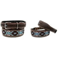 thumbnail image 1 of Small 13''- 17'' Dog Puppy Collar Genuine Cow Leather Adjustable Padded Canine 6070, 1 of 2