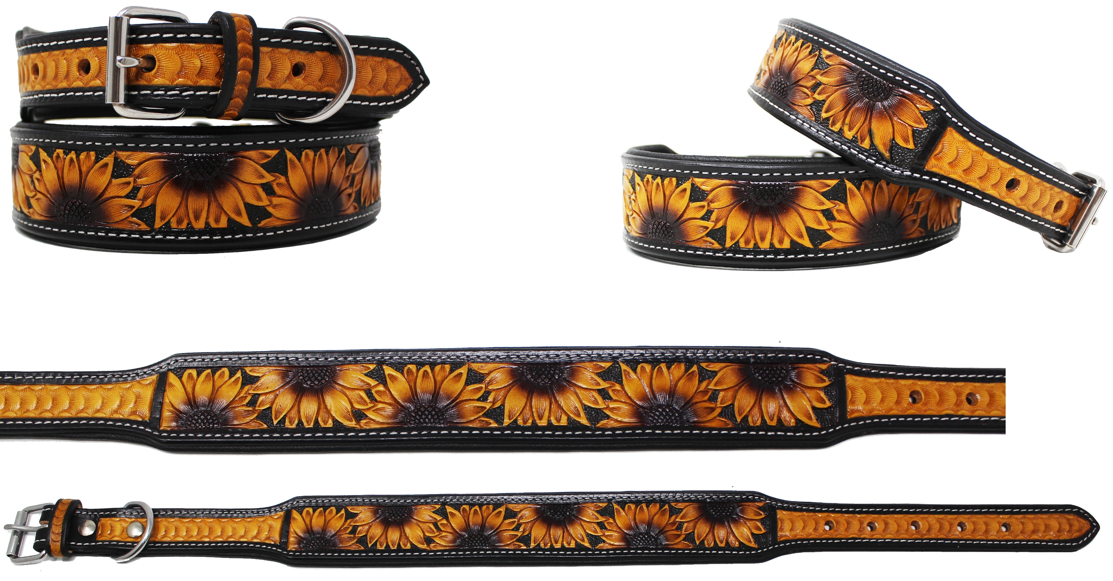 Hand Crafted Padded Leather Dog Collar Small, Kuwait Ubuy