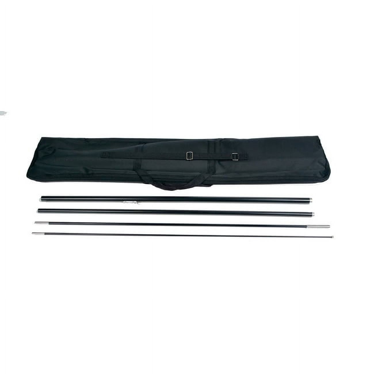 Small 134" Feather or Tear Drop Banner Stand/ Flexible Aluminum Pole Hardware (Advertising, Marketing, Business, Sign, Display, Flag)