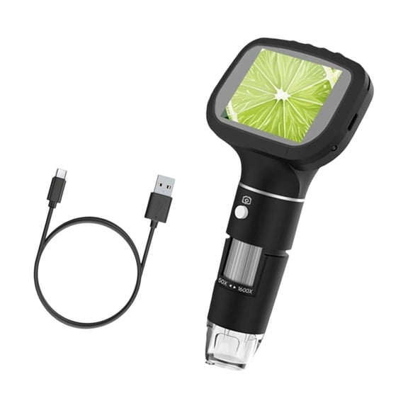 Small 1600X Magnification Microscope with Build in Camera & Card Slot ABS