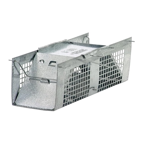 Small 2-Door Humane Live Animal Trap for Moles, Rodents, Shrews, Mice & Voles, Catch and Release Live Catch Mouse Trap