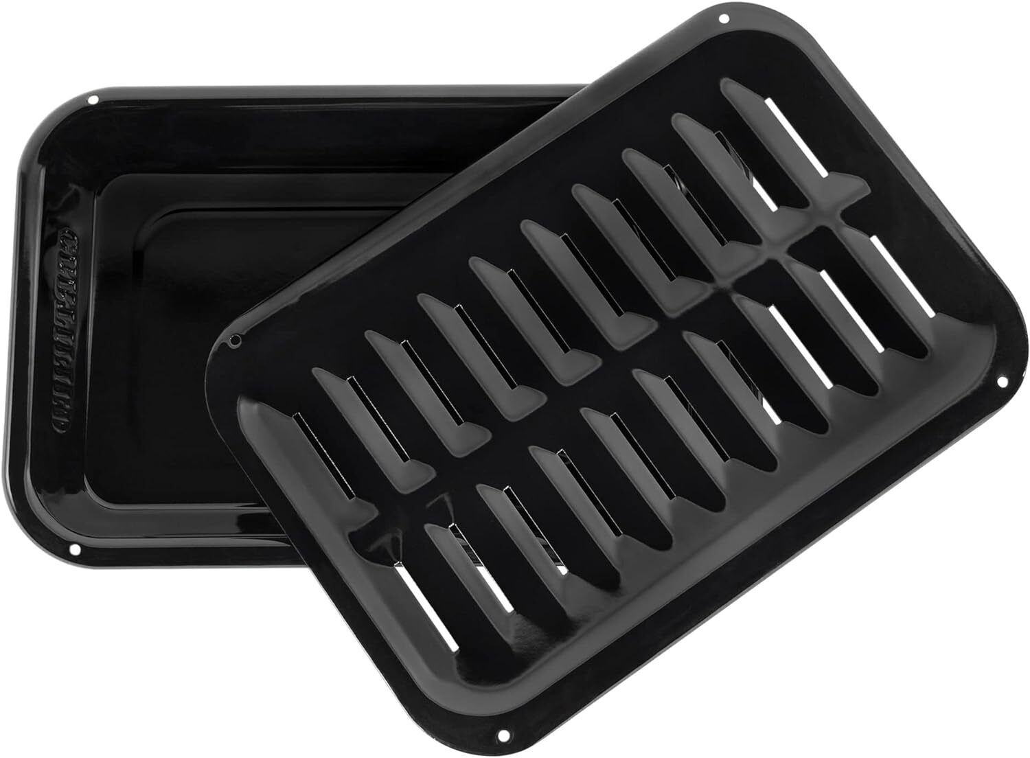Small 2Pcs Broiler Pan & Grill Set 13"x83/4"x13/8" Broiler Pan for