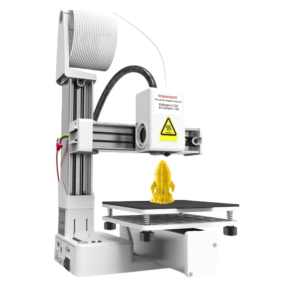 Small 3D Printer Designed For Home Education And Hobbyists Featuring Simple Print Controls