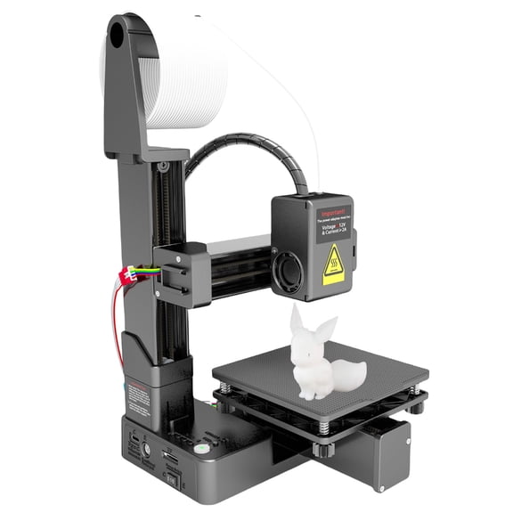 Small 3D Printer Designed For Home Education And Hobbyists Featuring Simple Print Controls