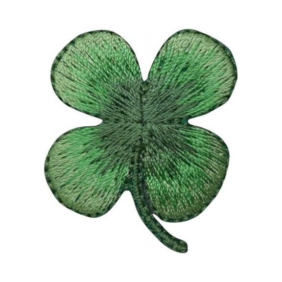 Small - 4 Leaf Clover - Shamrock - Iron on Applique/Embroidered Patch