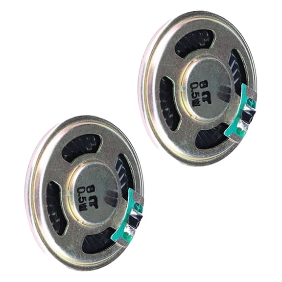 Small 4CM Diameter 8Ohm 0.5W Loudspeaker Metal Construction Perfectly For Space Saving Auditory Projects