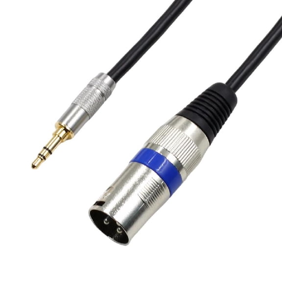 Small 50cm Sound Cable Adapter for Linking Mobile Devices to Inputs