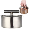 thumbnail image 1 of Small 6-Hole Low Profile Stainless Steel Meatball Maker, Hand Press Meatball Maker Tool, Portable Meat Ball Maker Tool, Mini Manual Meatball Mold for Home Kitchen Small Batch Cooking, 1 of 7