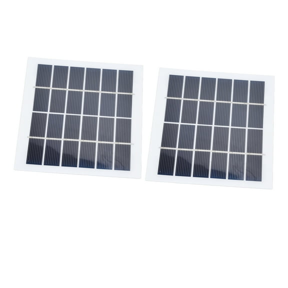 Small 6V Solar Plate, 2,Piece Kit, Ideal For Household, Car Boat Power Systems