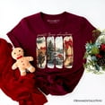 thumbnail image 1 of Small Town Christmas T‑Shirt, Highland Cow Rustic Western Cowgirl Holiday Tee, 1 of 10